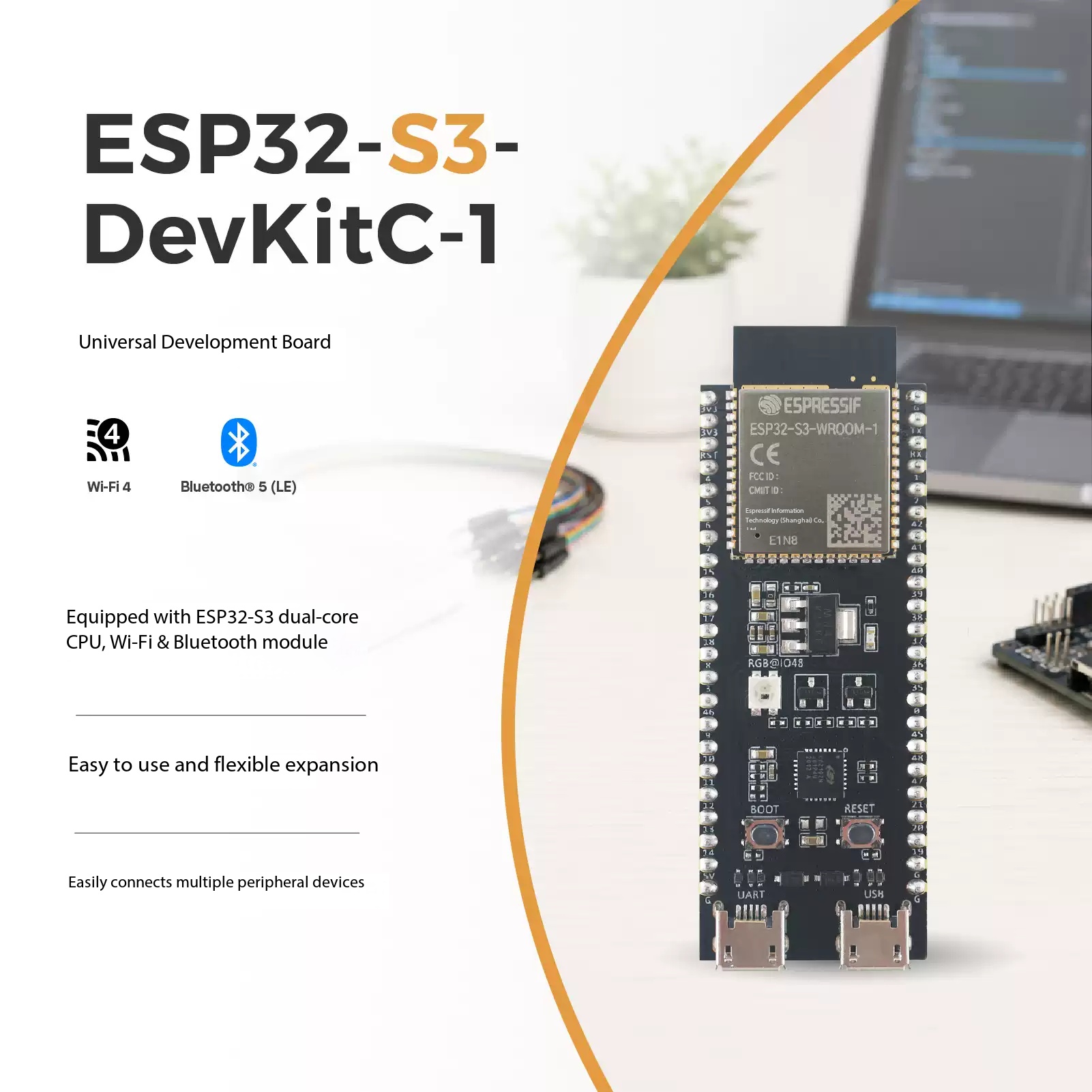 Esp32 S3 Devkitc 1 - Espressif ESP32-S3-DevKitC-1 Dual Core WiFi Bluetooth