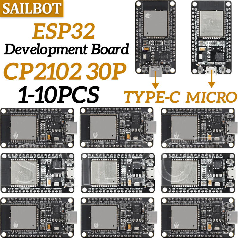 Nodemcu 32S - 1/5/10PCS WR-32 32-S Development Board WiFi+Bluetooth-compatible
