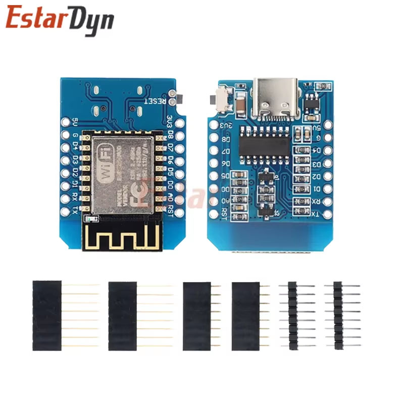 D1 Mini TYPE-C/MICRO ESP8266 E - Nodemcuv2 review and price