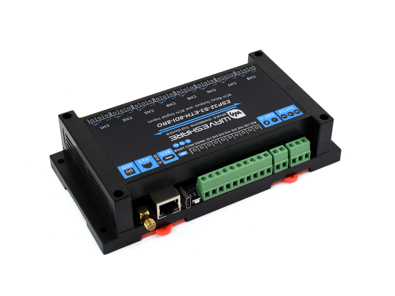 Waveshare Industrial 8-Channel - Lolin S3 review and price