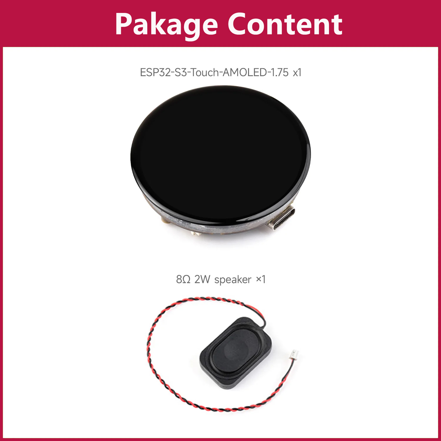 Waveshare ESP32-S3 1.75inch AM - Lolin S3 review and price