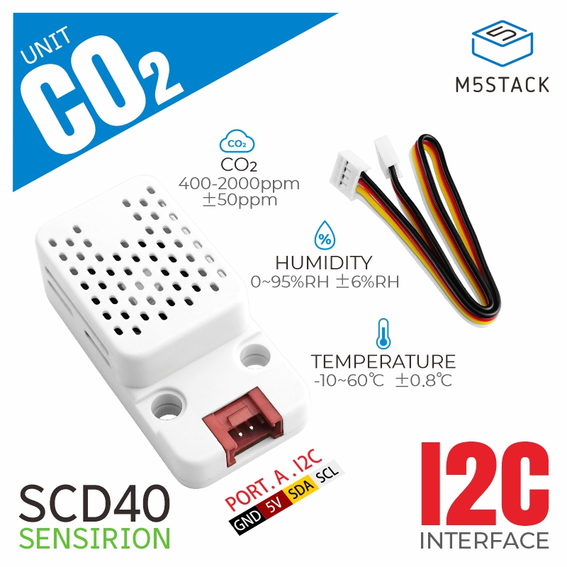 M5Stack CO2 Unit with Temperat - M5Stack Core2 review and price