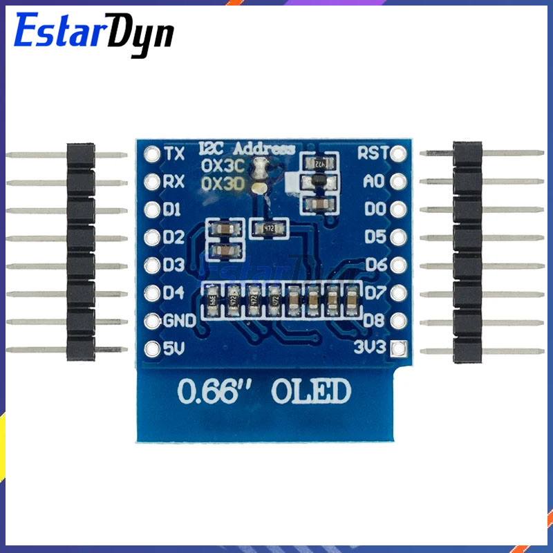 0.66 inch OLED LED LCD Dispaly - Wemos D1 review and price