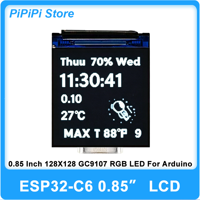 ESP32 C6 0.85 Inch 128X128 IPS - Doit Esp32 review and price