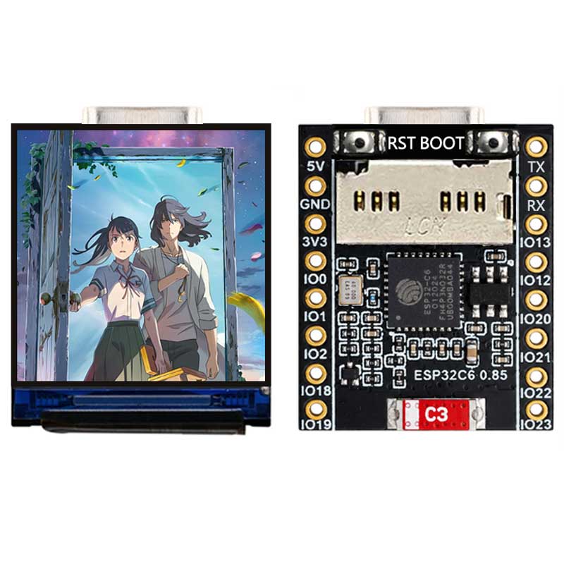ESP32 C6 0.85 Inch 128X128 IPS - Doit Esp32 review and price