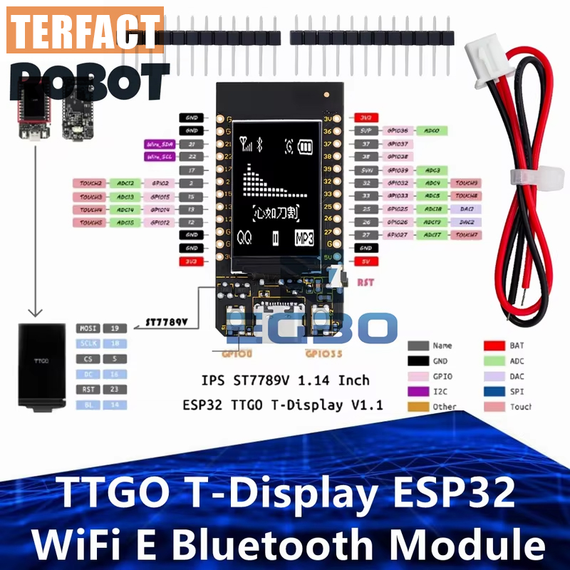 TTGO T-Display ESP32 WiFi and  - Ttgo Tdisplay review and price