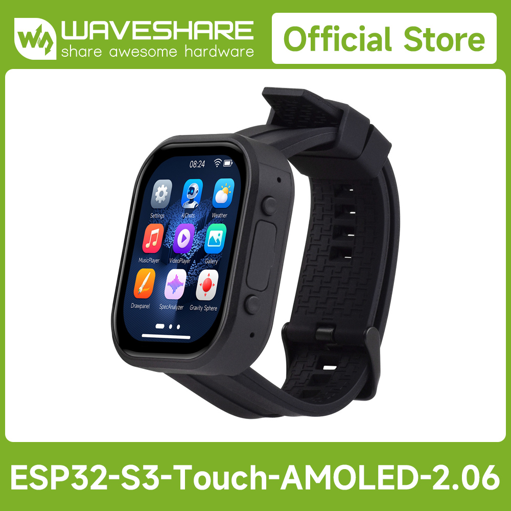 Waveshare ESP32-S3 2.06inch AM - Waveshare Esp32 review and price