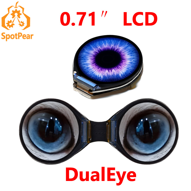 Waveshare 0.71inch Double Eye  - Doit Esp32 review and price