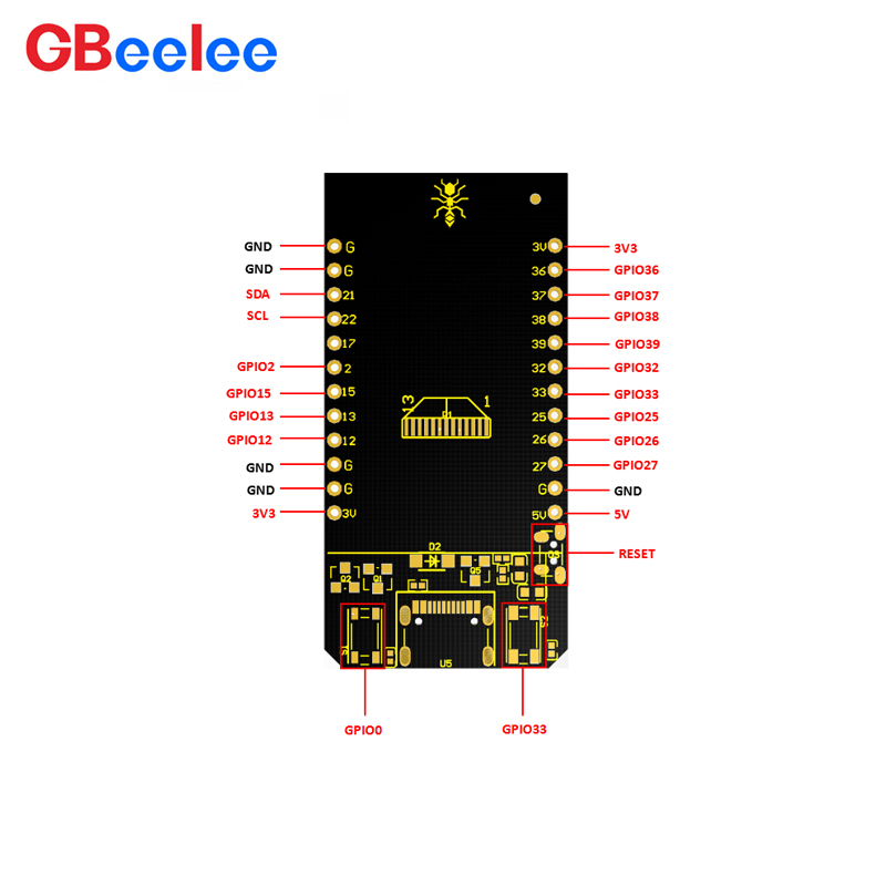 2PCS GBeelee BL-MZ-A009 TTGO T - Ttgo Tdisplay review and price