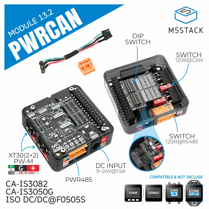 M5Stack Official PWRCAN 13.2 M - M5Stack review and price