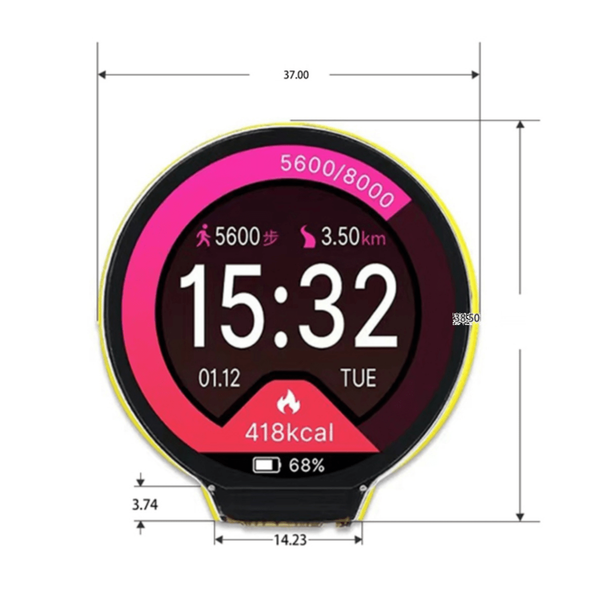 ESP32-C3 1.28 Inch Round Displ - Ttgo T Watch review and price