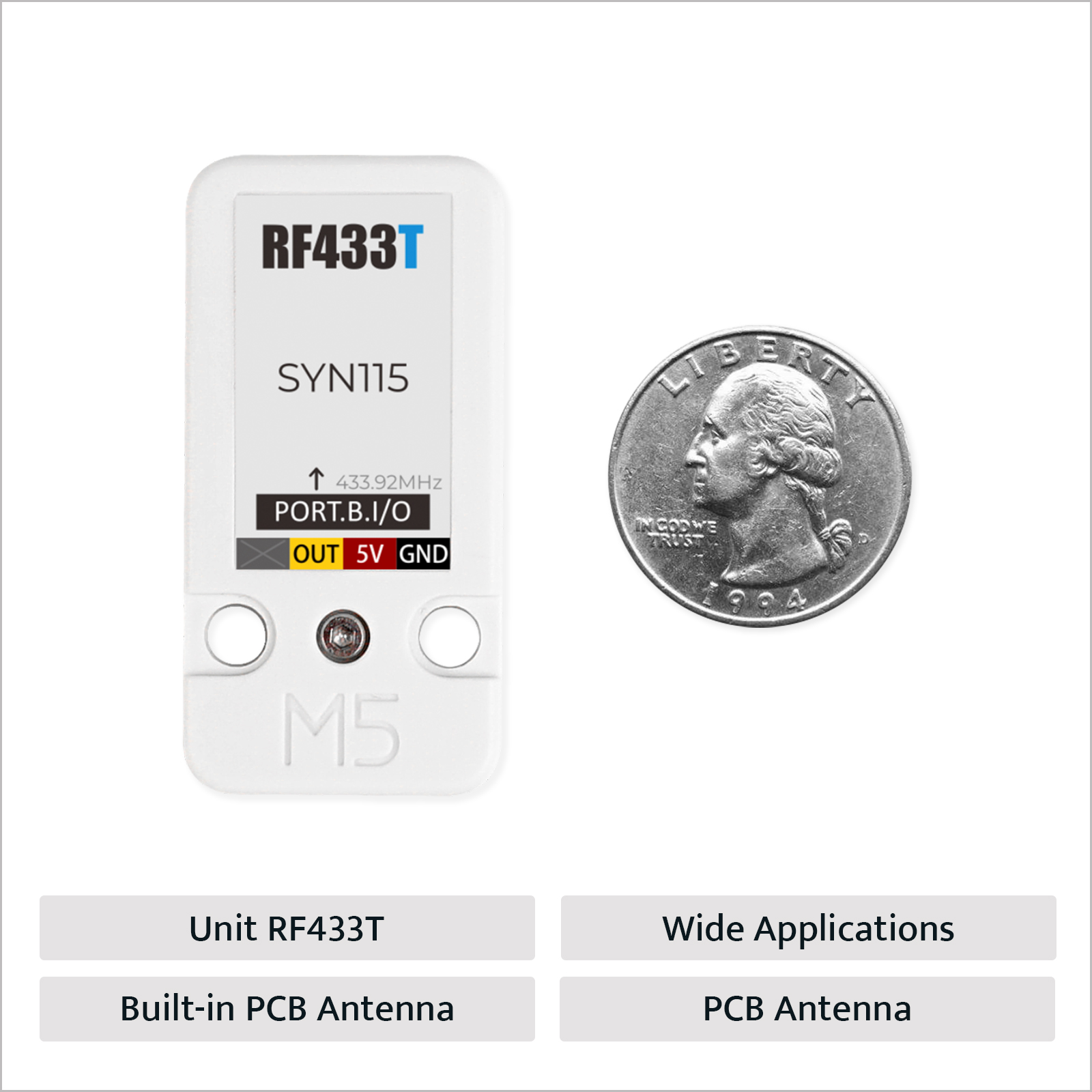 M5Stack Official RF UNIT 433MH - M5Stack review and price