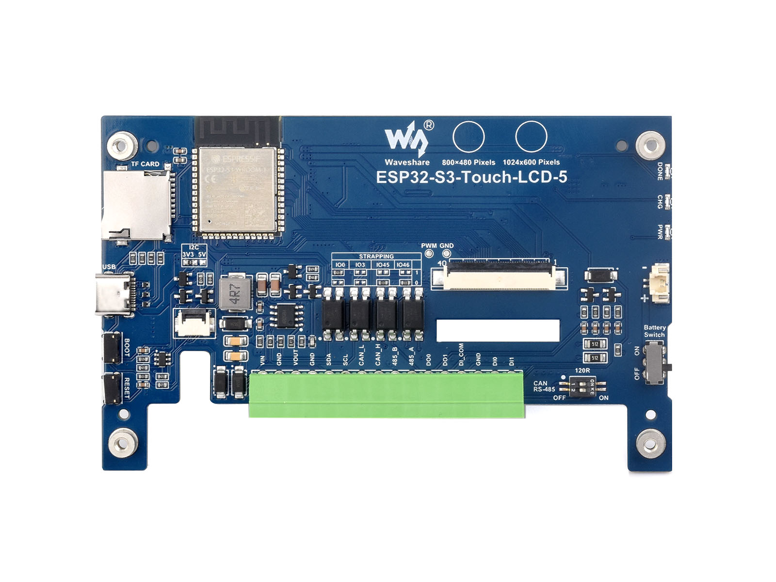 Waveshare ESP32-S3 5inch Capac - Doit Esp32 review and price