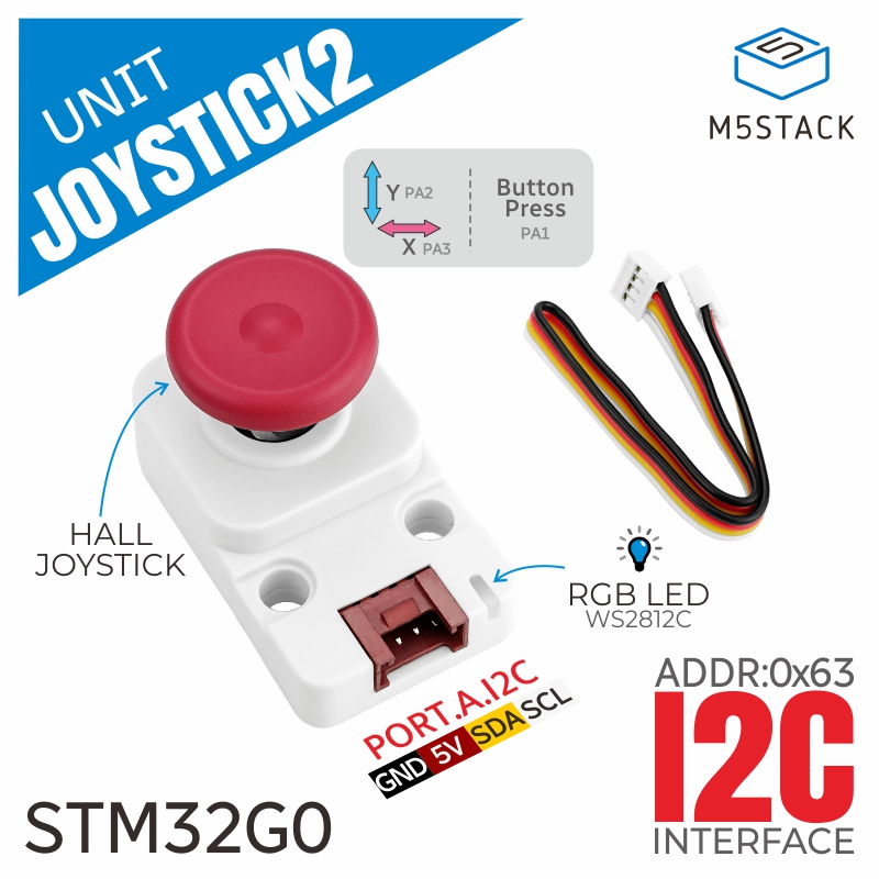 M5Stack Official I2c Joystick  - M5Stack Core2 review and price