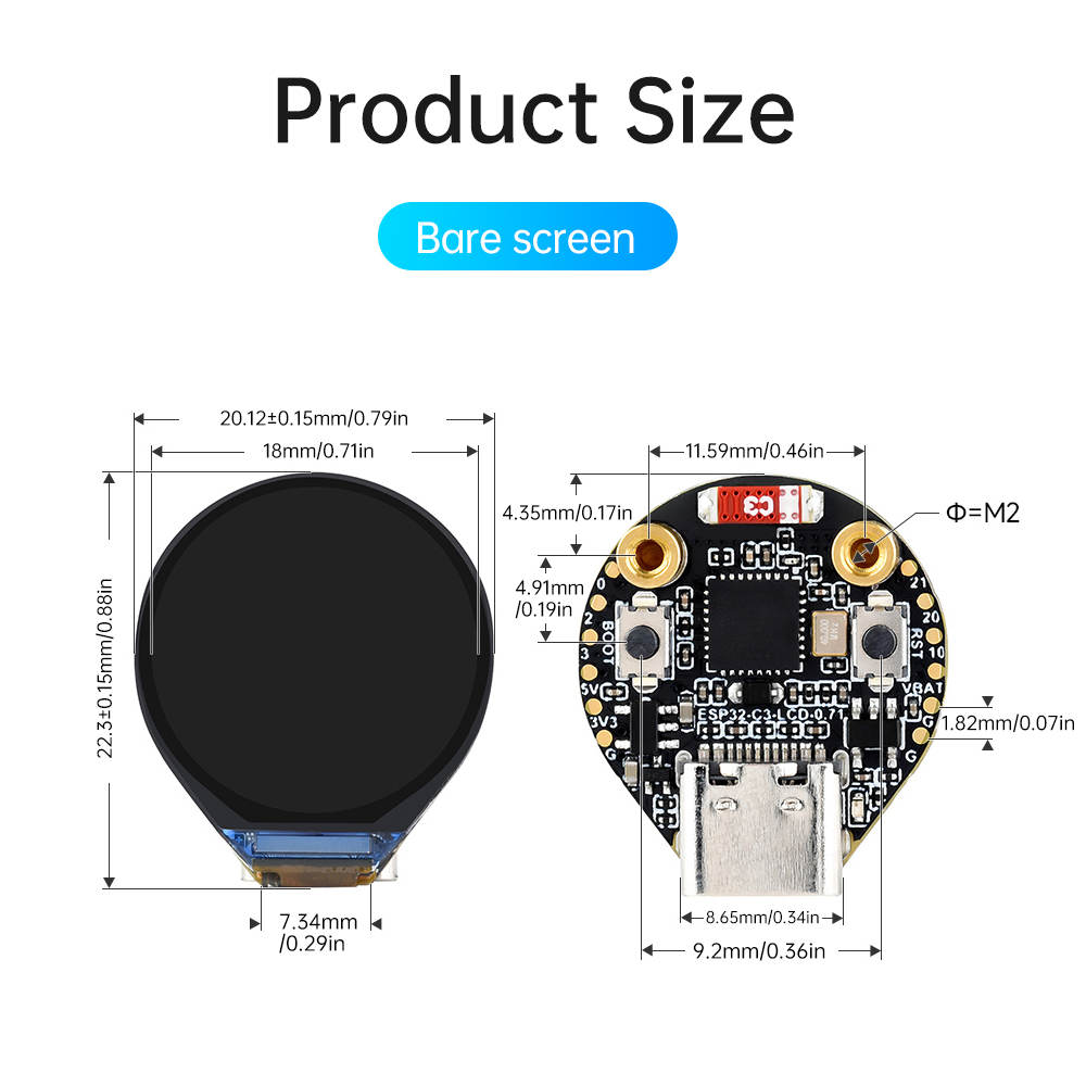 ESP32-C3 IoT Development Board - Ttgo T Watch review and price