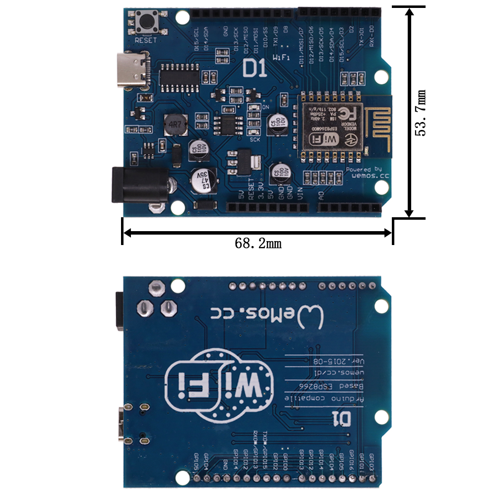 ESP-12E WeMos D1 R2 UNO R3 CH3 - Wemos D1 review and price