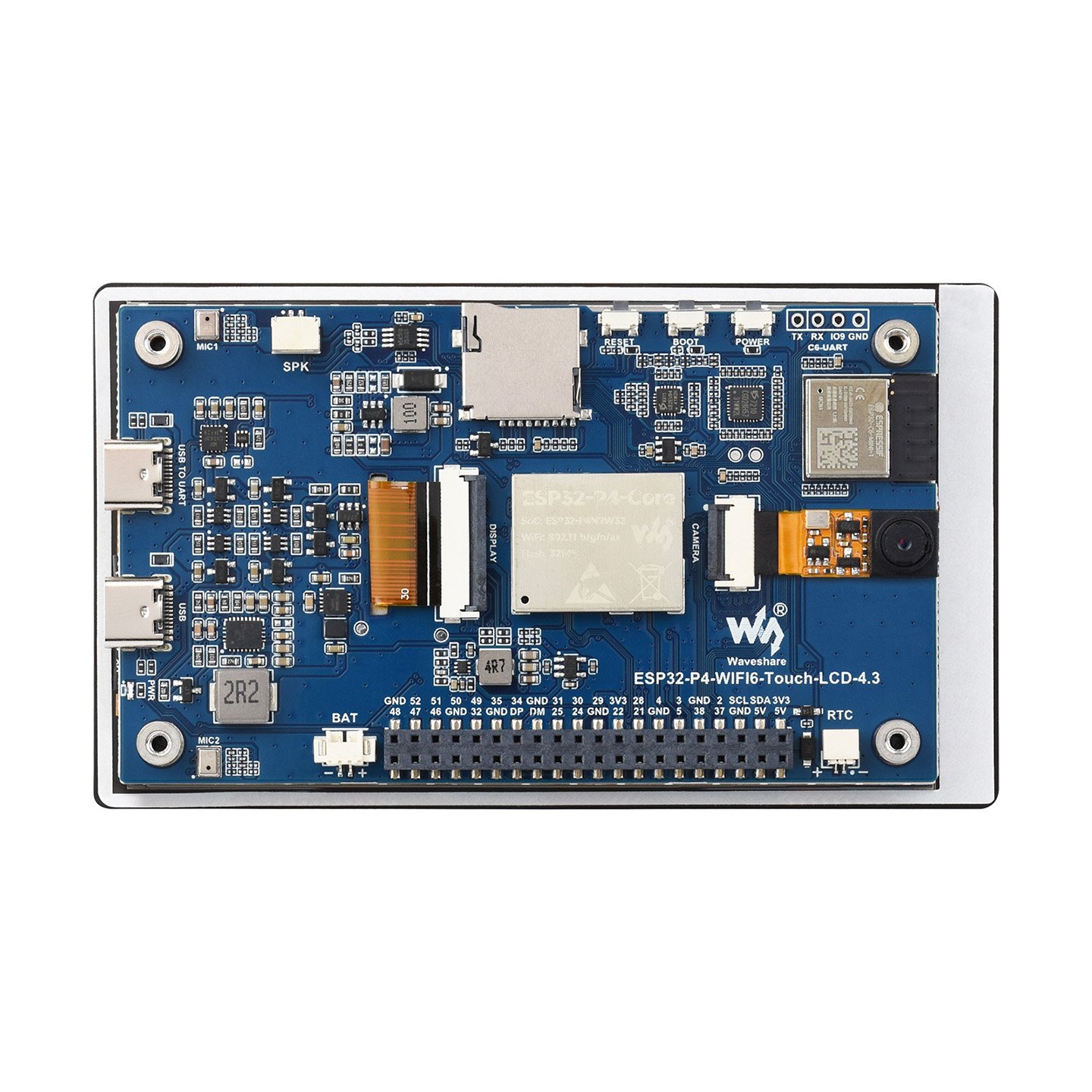 Waveshare ESP32-P4-WIFI6 4.3in - Doit Esp32 review and price