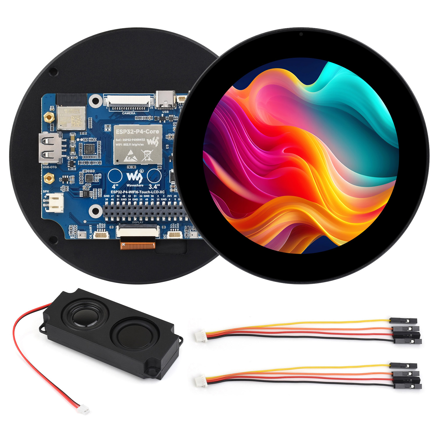 ESP32-P4 3.4/4 Inch Round Touc - Doit Esp32 review and price