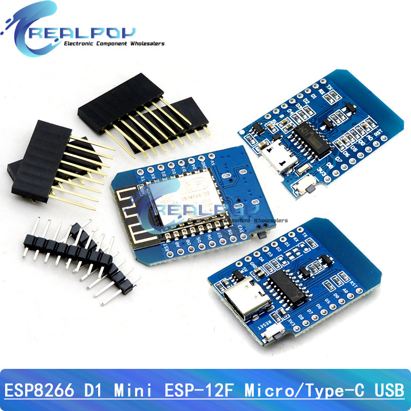 D1 Mini TYPE-C / MICRO ESP8266 - Nodemcuv2 review and price