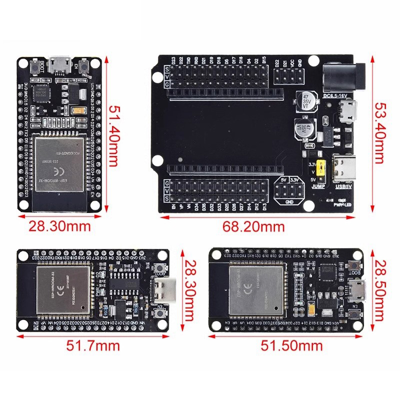 ESP32 Development Board CP2102 - Nodemcu 32S review and price