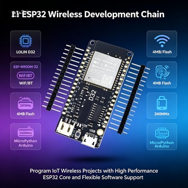 Wemos LOLIN D32 V1.0.0 ESP32 B - Lolin D32 review and price
