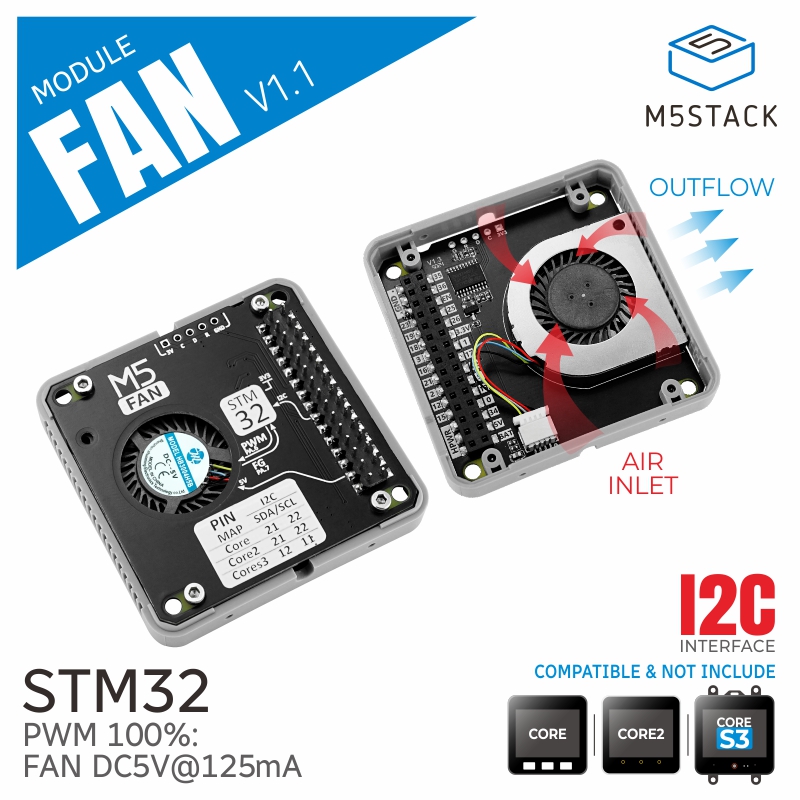 M5Stack Official Fan Module v1 - M5Stack review and price