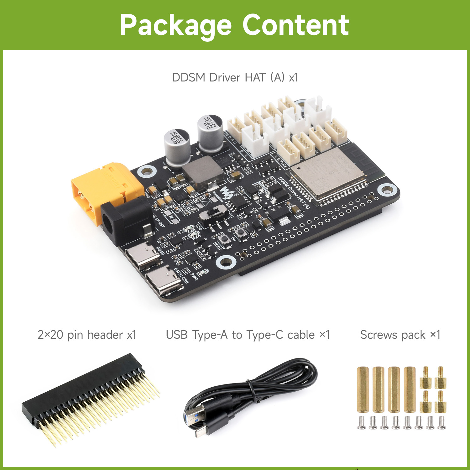 Waveshare Direct Drive Servo M - Doit Esp32 review and price